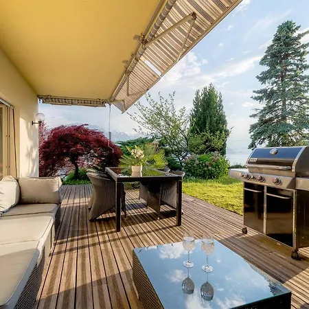 1 Cozy Bedroom For 2 People - Garden & Pool * Montreux